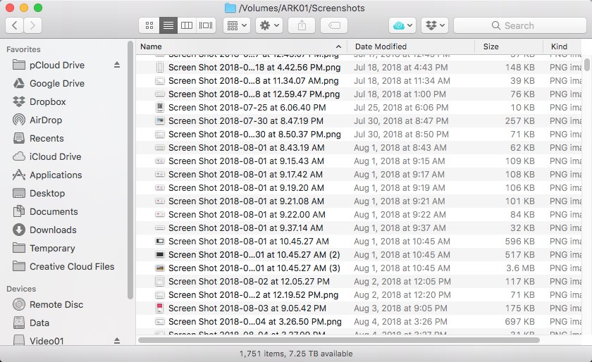 Ugly Date and File Date Organizer