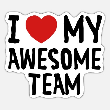 My New Team &mdash; a heart representing love for the team